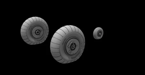 CMK Junkers Ju 88A/C Wheels Early Type (Revell kits) - kerékkészlet