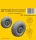 CMK Beaufighter Mk.VI/X/21 Mainwheels - Late Wheel Disk  Block Tread Pattern - Beaufighter Mk.VI/X/21 - késői kerék tárcsa Block futófelületi mintázat – főfutókerekek