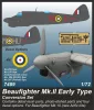CMK Beaufighter Mk.II Early Type Conversion set - Beaufighter Mk.II korai típus – átalakító készlet