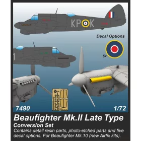   CMK Beaufighter Mk.II Late Type Conversion set 1/72 - Beaufighter Mk.II késői típus – átalakító készlet