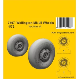   CMK Wellington Mk.II Wheels 1/72 / for Airfix kit - kerékkészlet