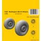 CMK Wellington Mk.II Wheels 1/72 / for Airfix kit - kerékkészlet