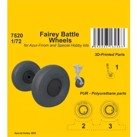  CMK Fairey Battle Wheels for Azur-Frrom and Special Hobby kits - kerékkészlet, Azur-Frrom / Special Hobby maketthez
