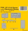 CMK F-111A Open Electronics Boxes  for Italeri - nyitott elektronikai rekeszek
