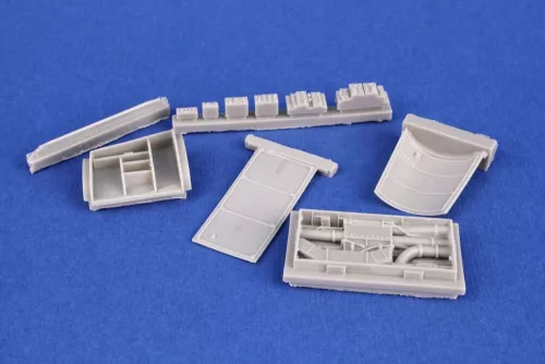 CMK F-111A Open Electronics Boxes  for Italeri - nyitott elektronikai rekeszek