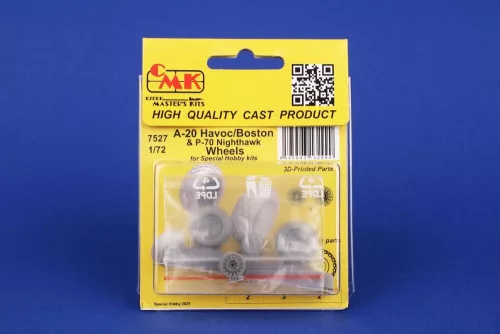 CMK A-20 Havoc/Boston/ P-70 Nighthawk Wheels for Special Hobby - kerékkészlet