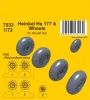 CMK Heinkel He 177 A Wheels for Revell - kerékkészlet