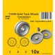 CMK T34/85 Solid Track Wheels Conversion Set - tömör lánctalp-átalakító készlet