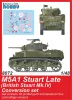 CMK M5A1 Stuart Late (British) Conversion set for Tamiya - M5A1 Stuart késői (brit) – átalakító készlet