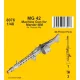 CMK MG 42 Machine Gun for Marder IIIM for Tamiya - MG 42 Marder IIIM – géppuska típushoz