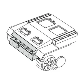   CMK StuG III Ausf. G Correction Rear hull - StuG III Ausf.G hátsó páncéltest-korrekciós készlet