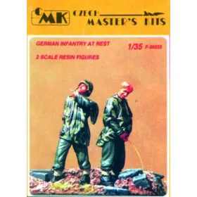 CMK German Infantry at Rest – figura makett