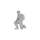CMK Kneeling Soldier(on left knee) US Army Infantry Squad 2nd Division f.M1126 Stryker – figura makett