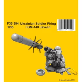   CMK Ukrainian Soldier Firing FGM-148 Javelin – figura makett