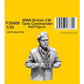   CMK WWII British CW Tank Commander / Half Figure – 1:35 figura makett