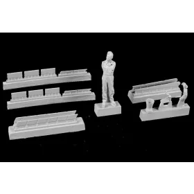   CMK Siebel Si 204/Aero C-3 Airman (cleaning canopy glazing) – figura makett