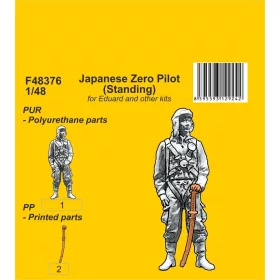 CMK Japanese Zero Pilot (Standing) – figura makett