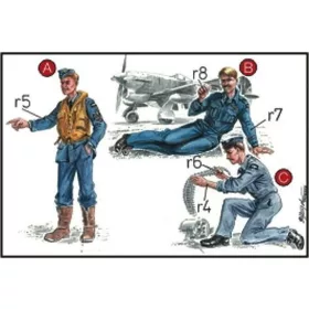 CMK RAF Mechaniker und Pilot – figura makett