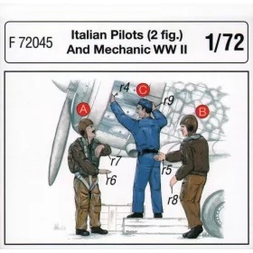 CMK Italienische Piloten und Mechaniker – figura makett