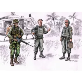 CMK LRRP US Hubschrauber Besatzung Vietnam – figura makett