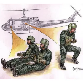 CMK US Hubschrauber Besatzung Vietnam – figura makett