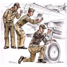 CMK US Army Mechaniker – figura makett
