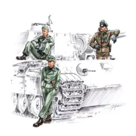 CMK Waffen SS Tankers – figura makett