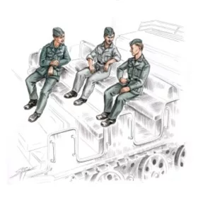 CMK German soldiers for Famo – figura makett