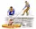 CMK USS Gato class crew – figura makett