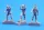 CMK German A4/V2 missile launch platform personnel,WW II (3 Figures) – figura makett