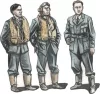 CMK Barracuda Crew Members-Standing (3 fig.) – figura makett