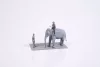 CMK Mechanic of India WWII+Elephant with Mahout (2 fig.+elephant) – állatfigura makett