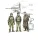 CMK WWII US bomber pilot and two gunners – figura makett