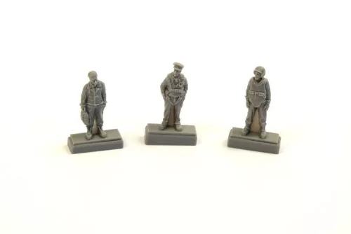 CMK WWII US bomber pilot and two gunners – figura makett