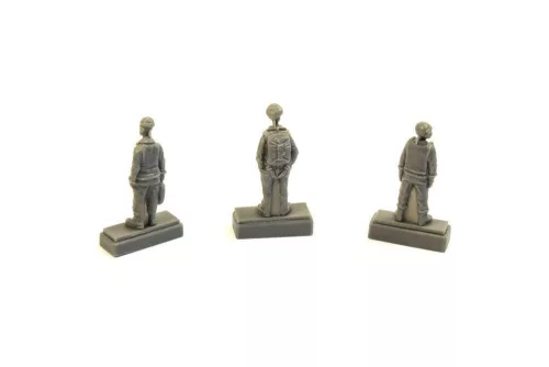 CMK WWII US bomber pilot and two gunners – figura makett