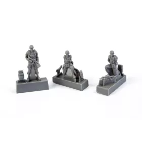   CMK Two Kneeling Soldiers and Commanding Officer,US Army Infantry Squad 2nd Division – figura makett