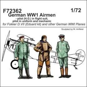   CMK German WW1 Airmen-pilot(H.G.)in flight suit,pilot in uniform a.mechanic – figura makett