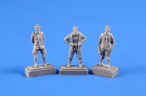 CMK German WW1 Airmen-pilot(H.G.)in flight suit,pilot in uniform a.mechanic – figura makett