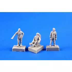   CMK SMB-2 Fighter Pilot + Two Ground Crew (Israel Air Force) – figura makett