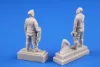 CMK Bf 109E ace A. Galland and mechanic – figura makett