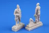 CMK Bf 109E ace A. Galland and mechanic – figura makett