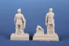 CMK Bf 109E ace A. Galland and mechanic – figura makett