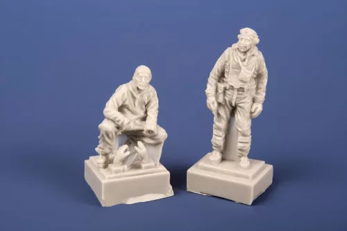 CMK US Navy F6F Hellcat Pilot and Mechanic – figura makett