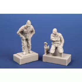 CMK German He 162A Mechanics (2 pcs.) – figura makett