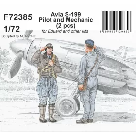   CMK Avia S-199 Pilot and Mechanic for Eduard and other kits – figura makett