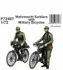 CMK Wehrmacht Soldiers with Military Bicycles – 1:72 figura makett