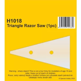 CMK Triangle Razor Saw – precíziós modellező fűrész