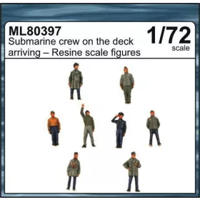 CMK Submarine crew on the deck arriving – figura makett