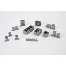   CMK U-Boot IX Open Front&Rear Torpedo Muzzle for Revell Kit - nyitott első és hátsó torpedóvetőcső-nyílások, Revell maketthez