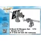 CMK U-Boot IX Weapon Set-Single37mm&2twin20m AA cannons for Revell kit – hajómakett
